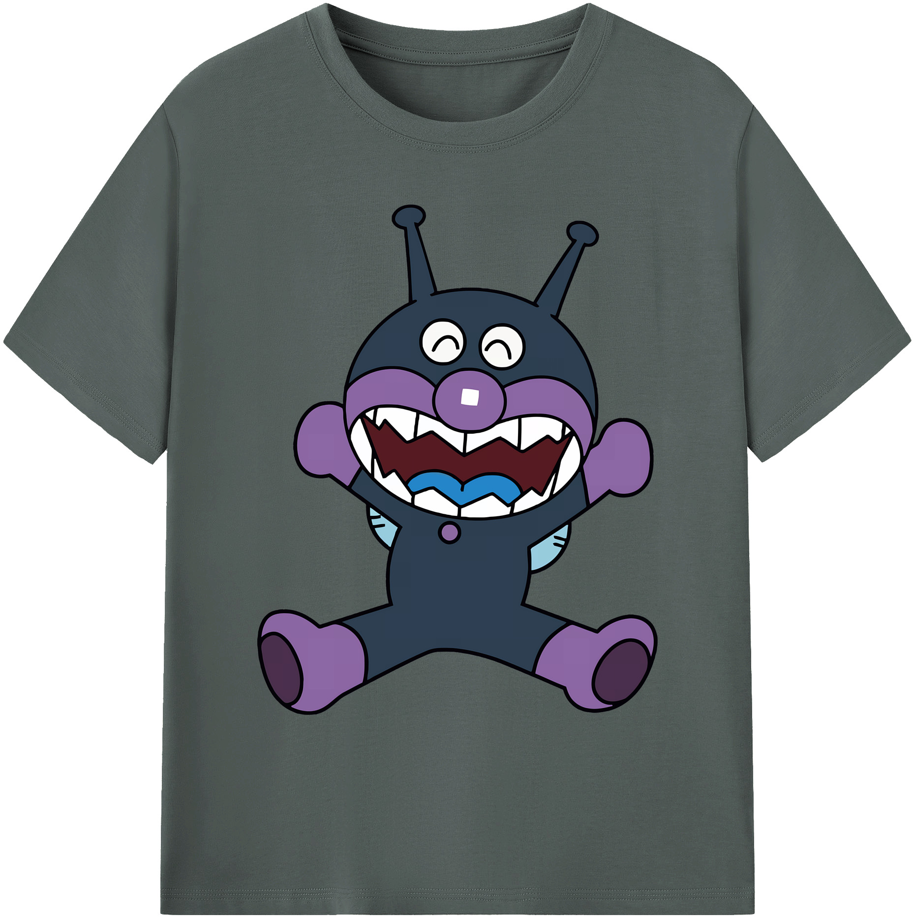 （画像用） アンパンマン Anpanman 綿100％ メンズ半袖Tシャツ｜肌触りやわらか＆通気性